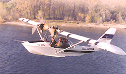 Самолёт Че-22 в полёте