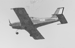 Самолёт 'Дельфин-2' в полёте на СЛА-91