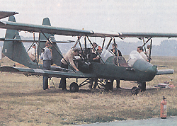 Самолёт 'Тройка' на СЛА-85