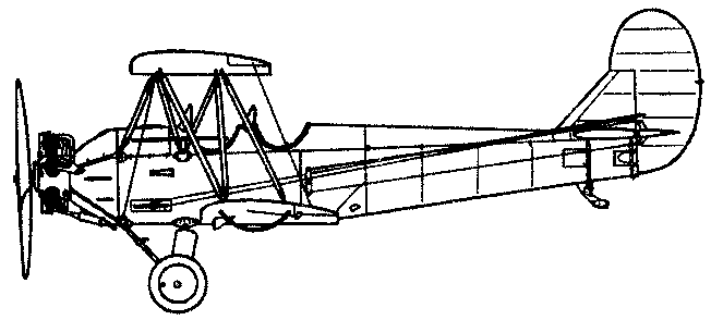 Самолёт У-2 - основной (учебный) вариант.